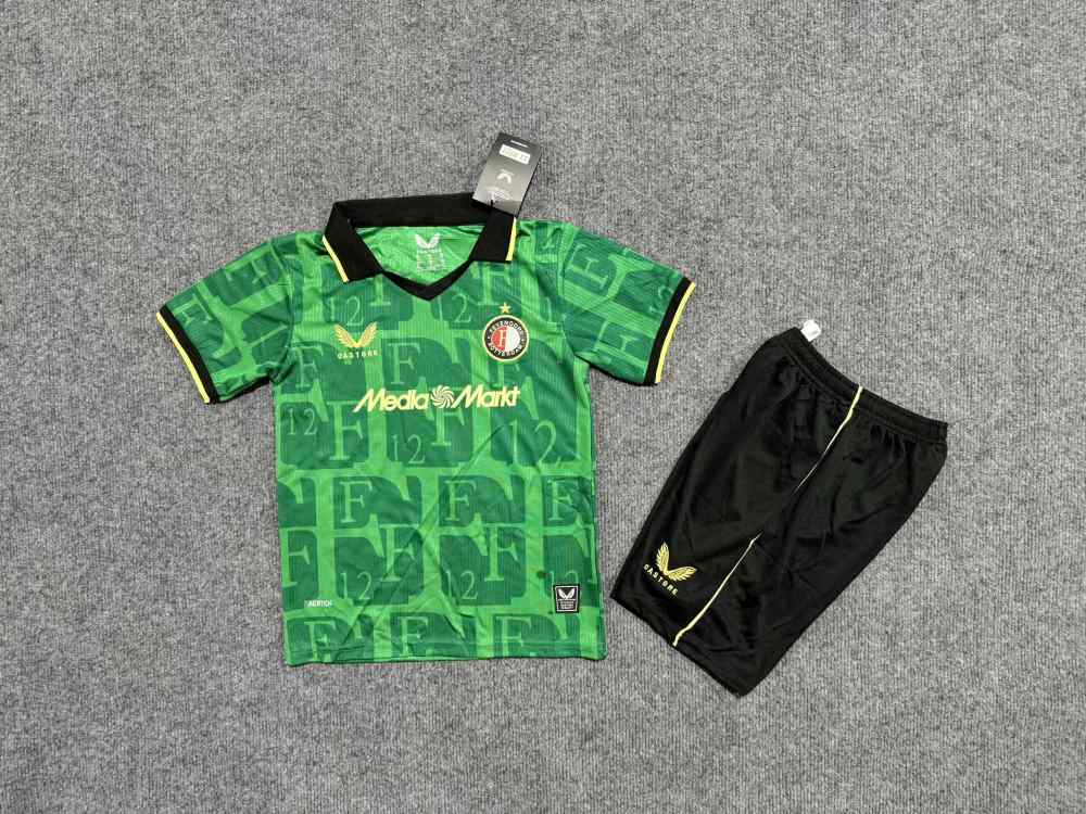 Niños Feyenoord 2025-26 Cuarta Kit