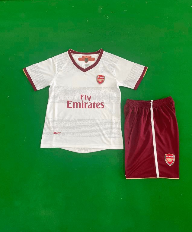 Niños Arsenal 2007-08 Visitante Kit