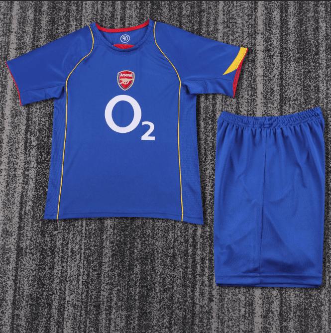 Niños Arsenal 2004-05 Visitante Kit