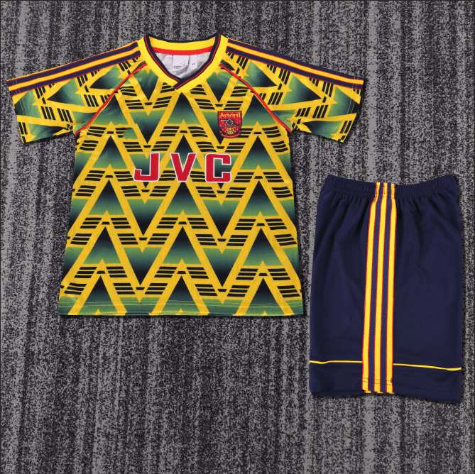 Niños Arsenal 1991-93 Visitante Kit