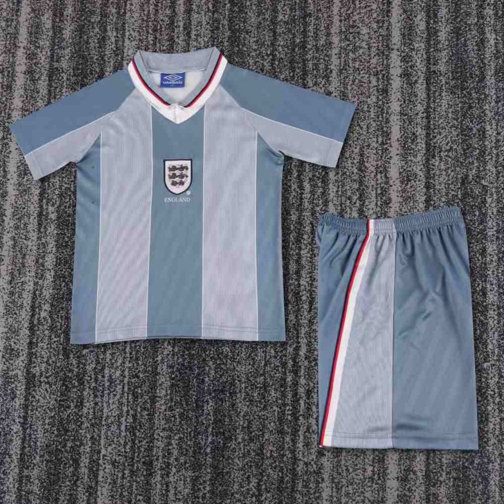 Niños Inglaterra 1996 Camiseta visitante