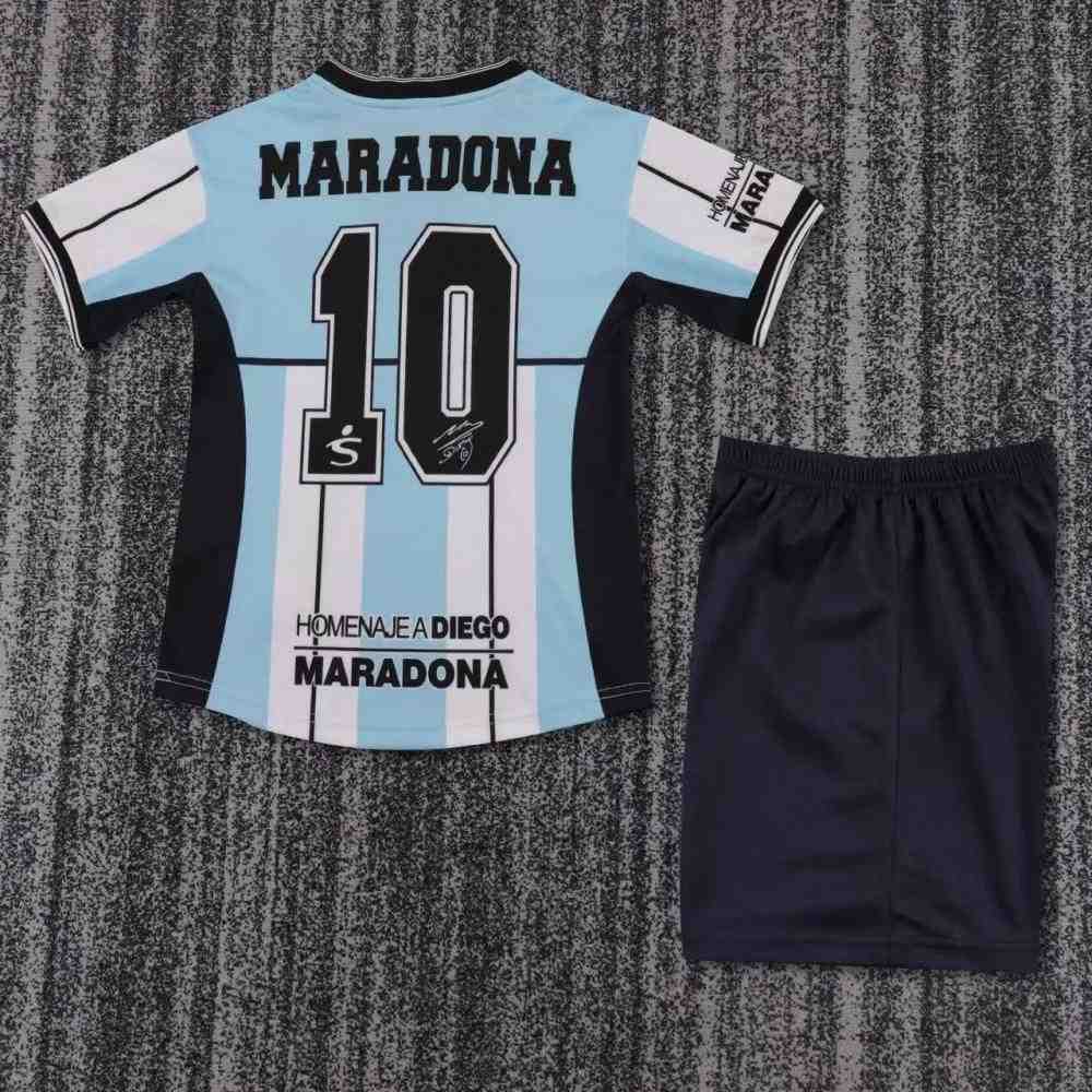 Niños Argentina 2001 Maradona Conmemorativa Edición Kit