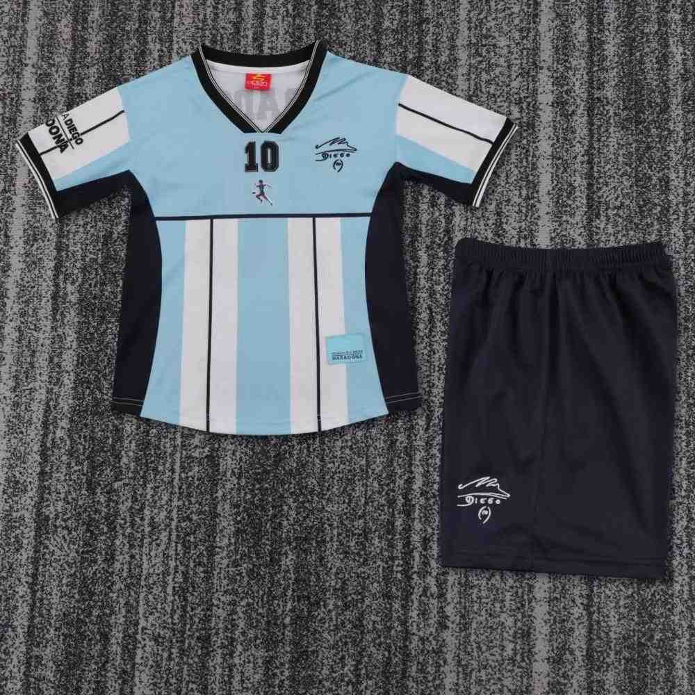 Niños Argentina 2001 Maradona Conmemorativa Edición Kit