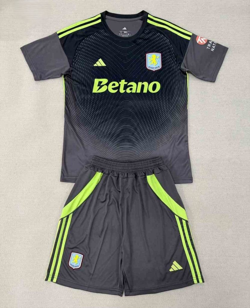 Niños Aston Villa 2025-26 Goalkeeper Kit