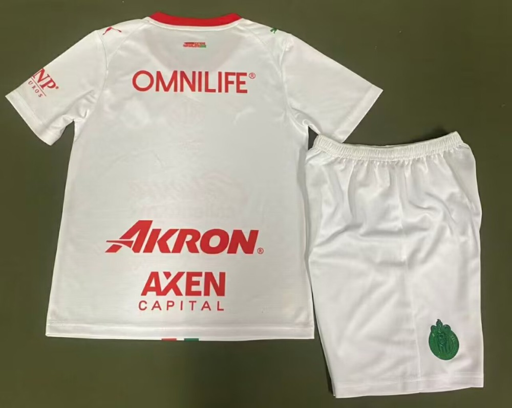 Niños Chivas Guadalajara 2025-26 Visitante Kit