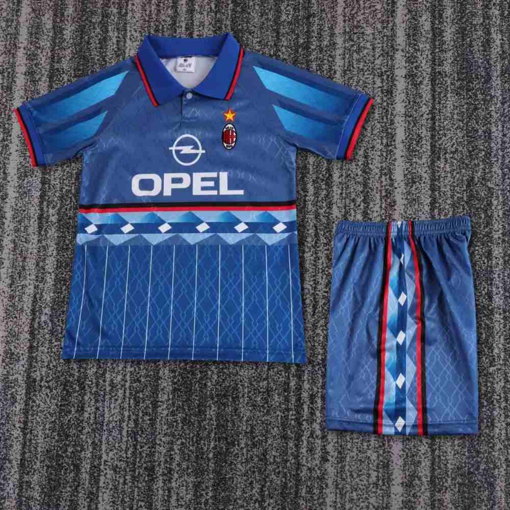 Niños AC Milan 1995-96 Visitante Kit