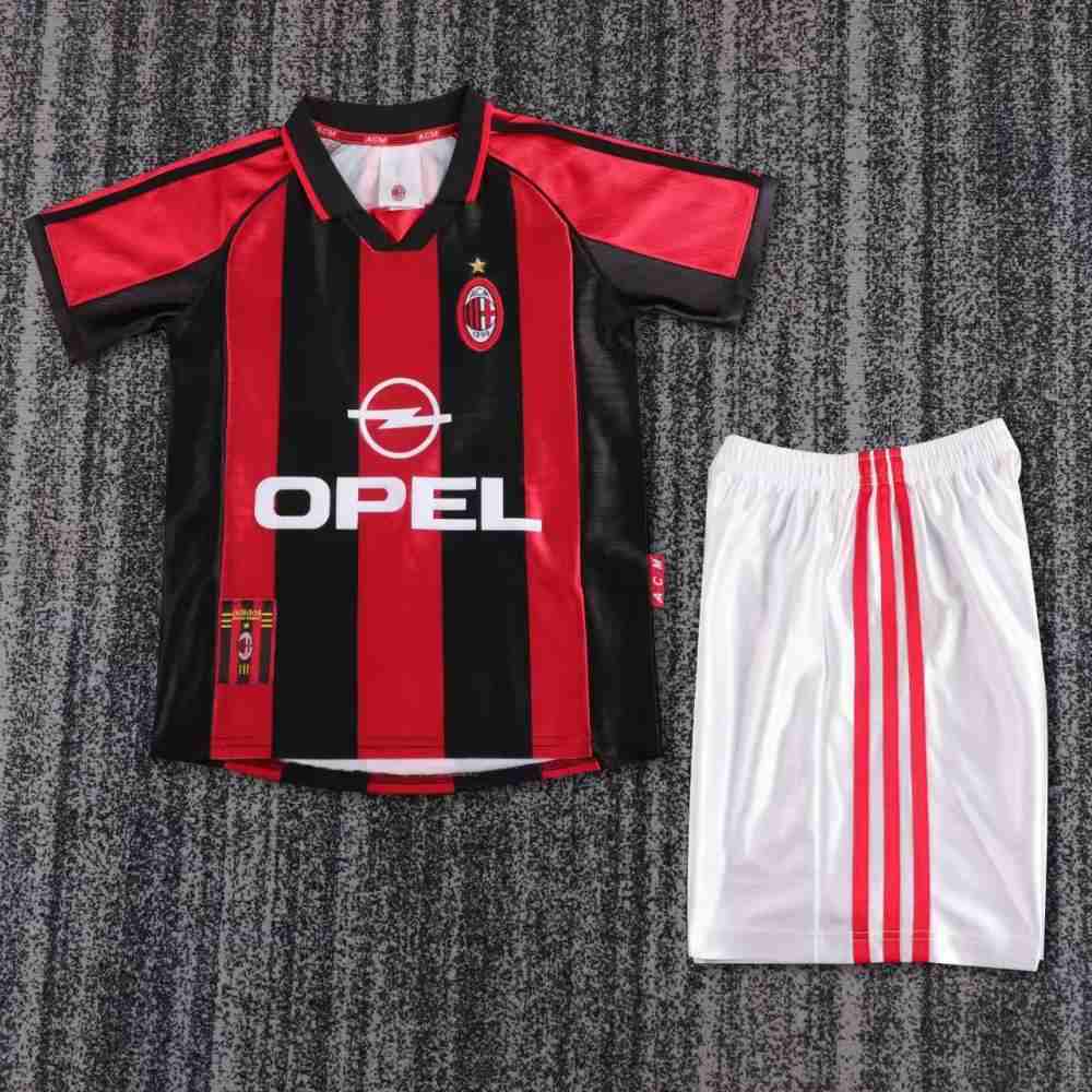 Niños AC Milan 1998-99 Local Kit