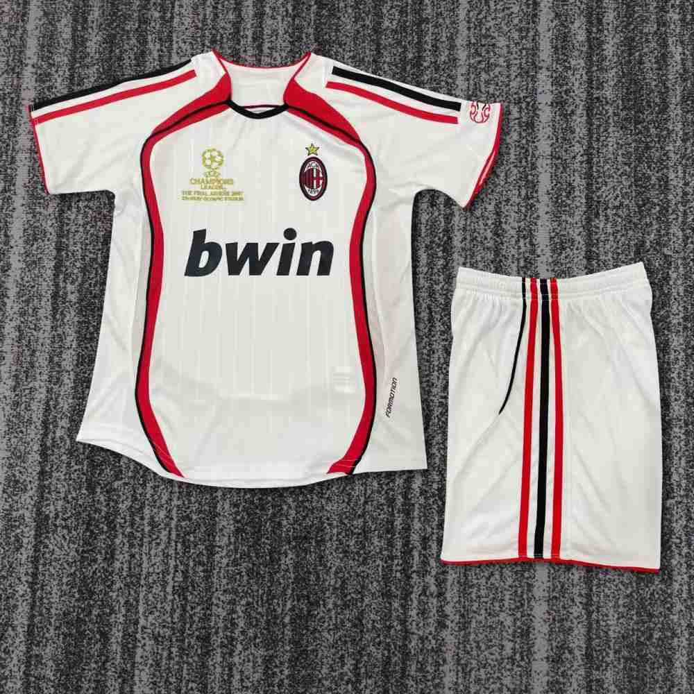 Niños AC Milan 2006-07 Visitante Kit