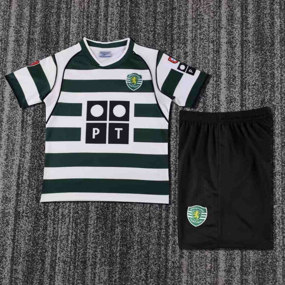 Niños Sporting CP Lisbon 2001-03 Local Kit