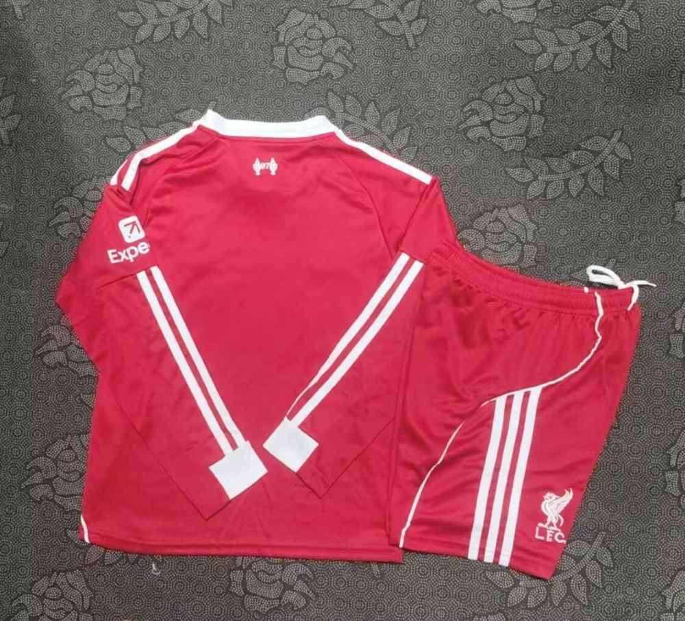 Niños Liverpool 2025-26 Local Long Sleeve Kit