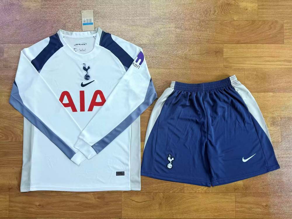 Niños Tottenham Hotspur 2025-26 Local Long Sleeve Kit