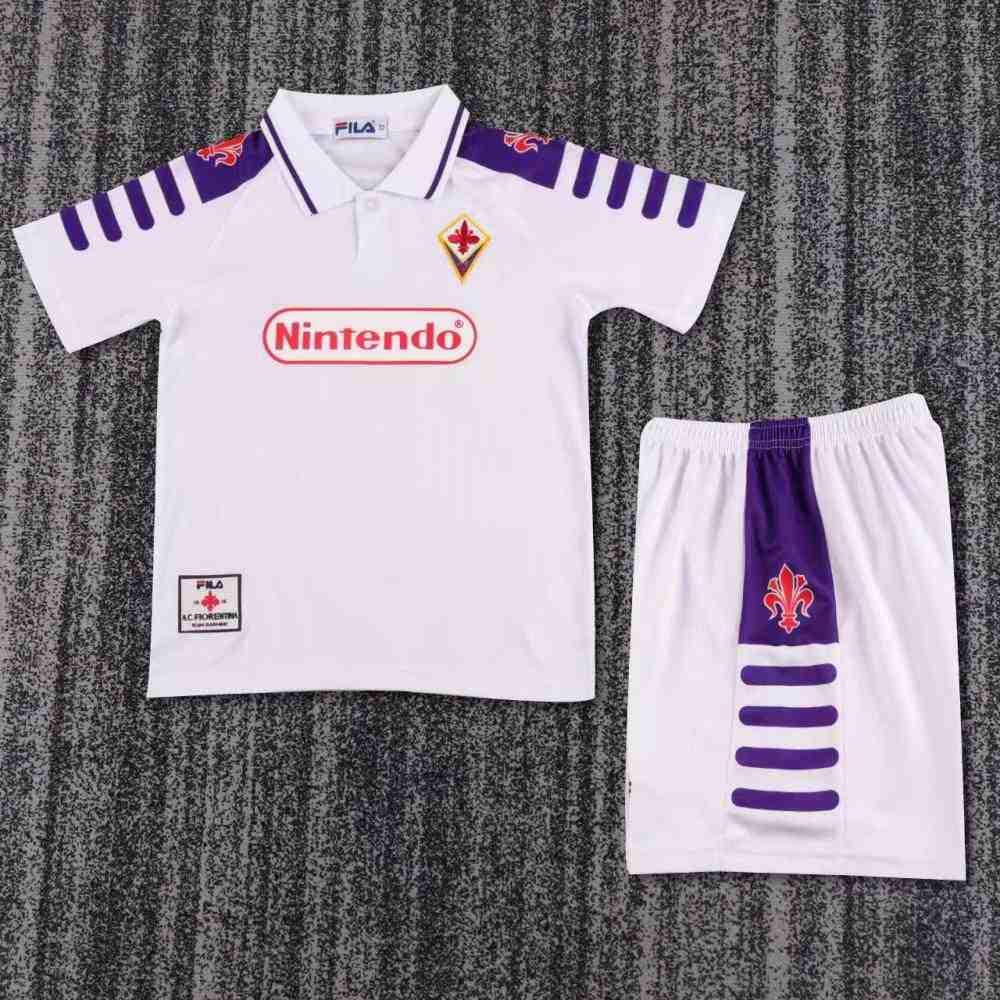Niños Fiorentina 1998-99 Visitante Kit