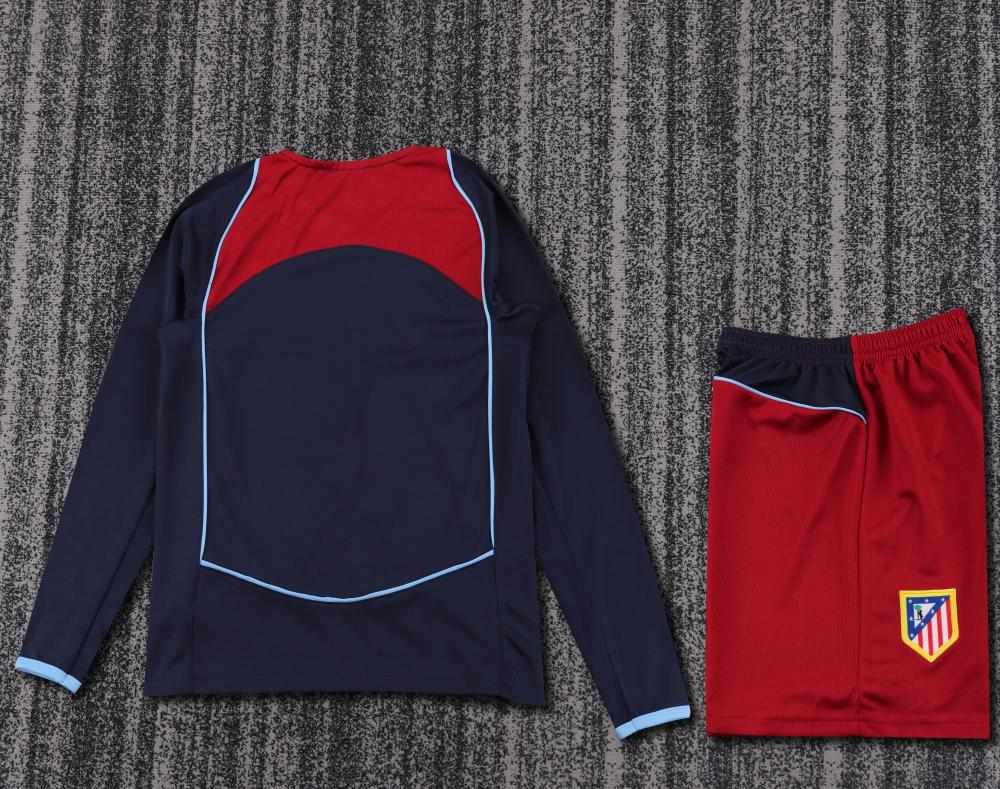 Niños Atlético Madrid 2004-05 Visitante Long Sleeve Kit