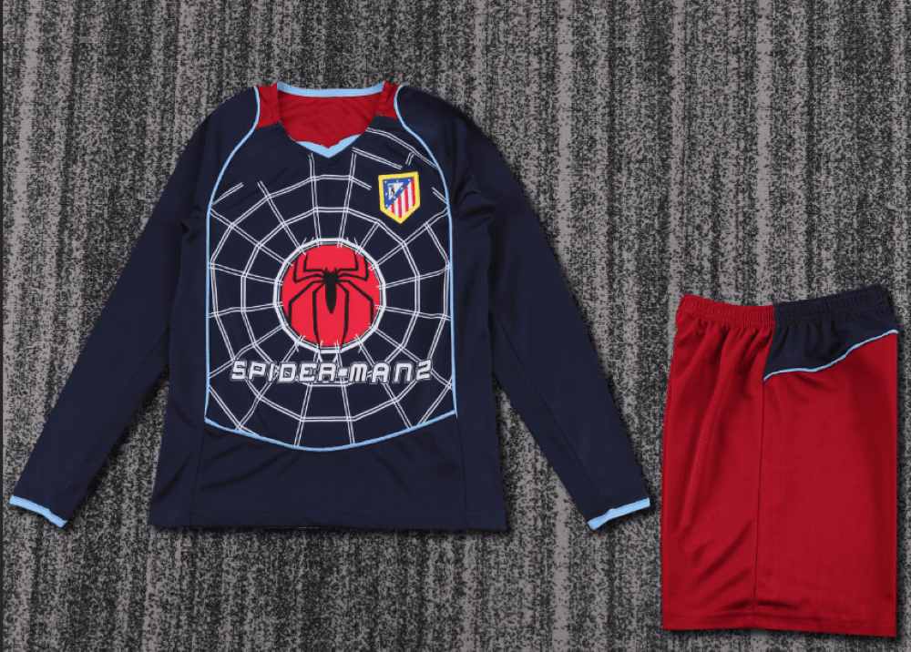 Niños Atlético Madrid 2004-05 Visitante Long Sleeve Kit