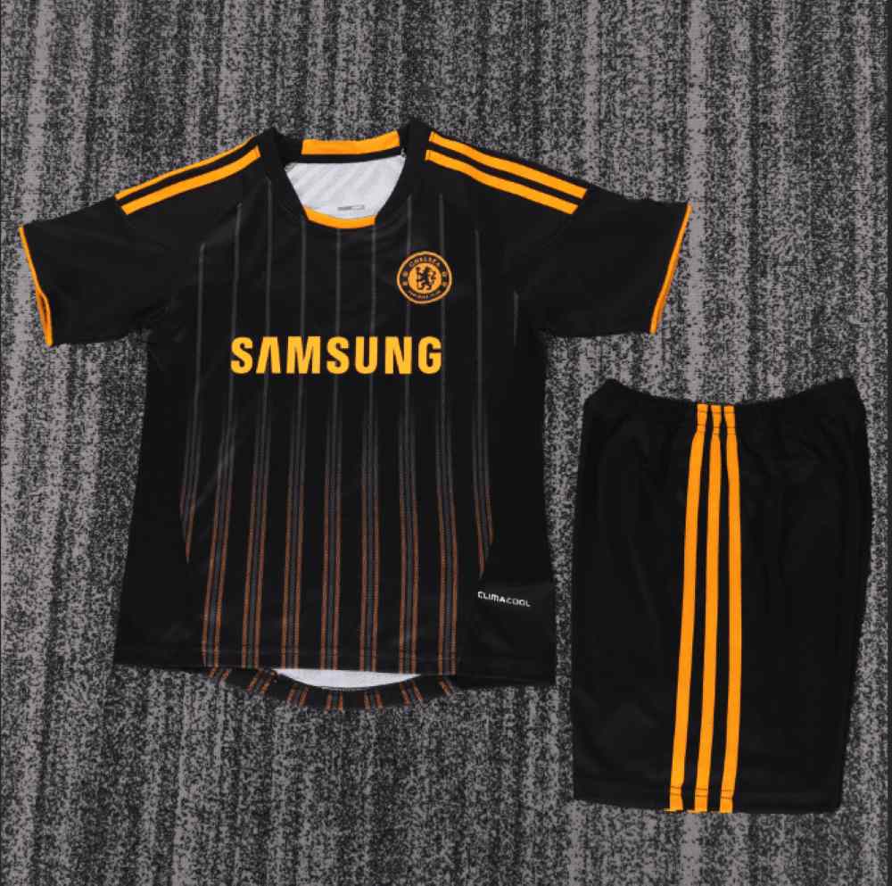 Niños Chelsea 2010-11 Visitante Kit