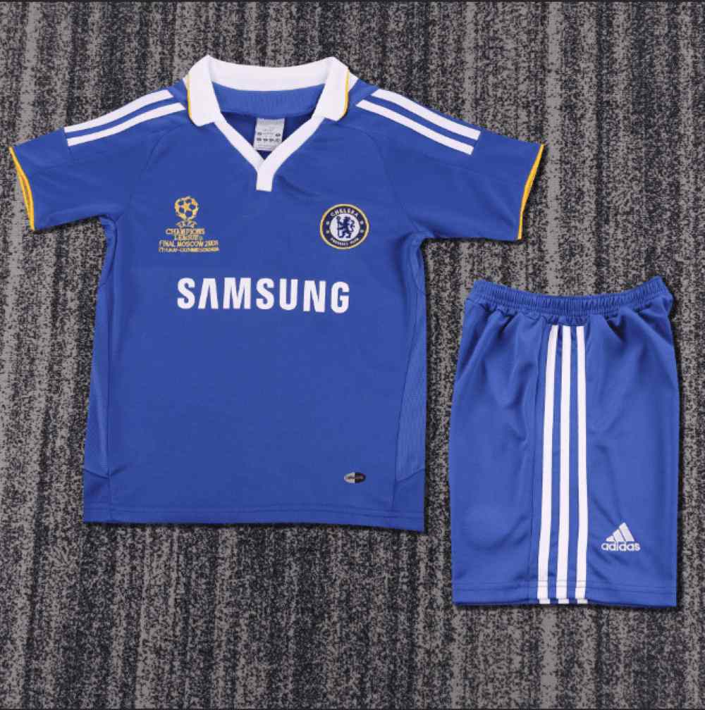 Niños Chelsea 2007-08 Local Kit