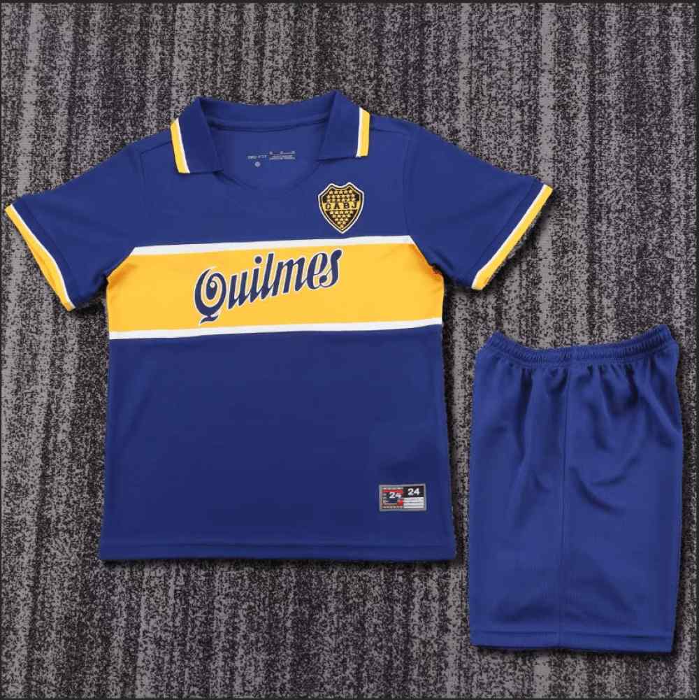Niños Boca Juniors Plate 1996-97 Local Kit