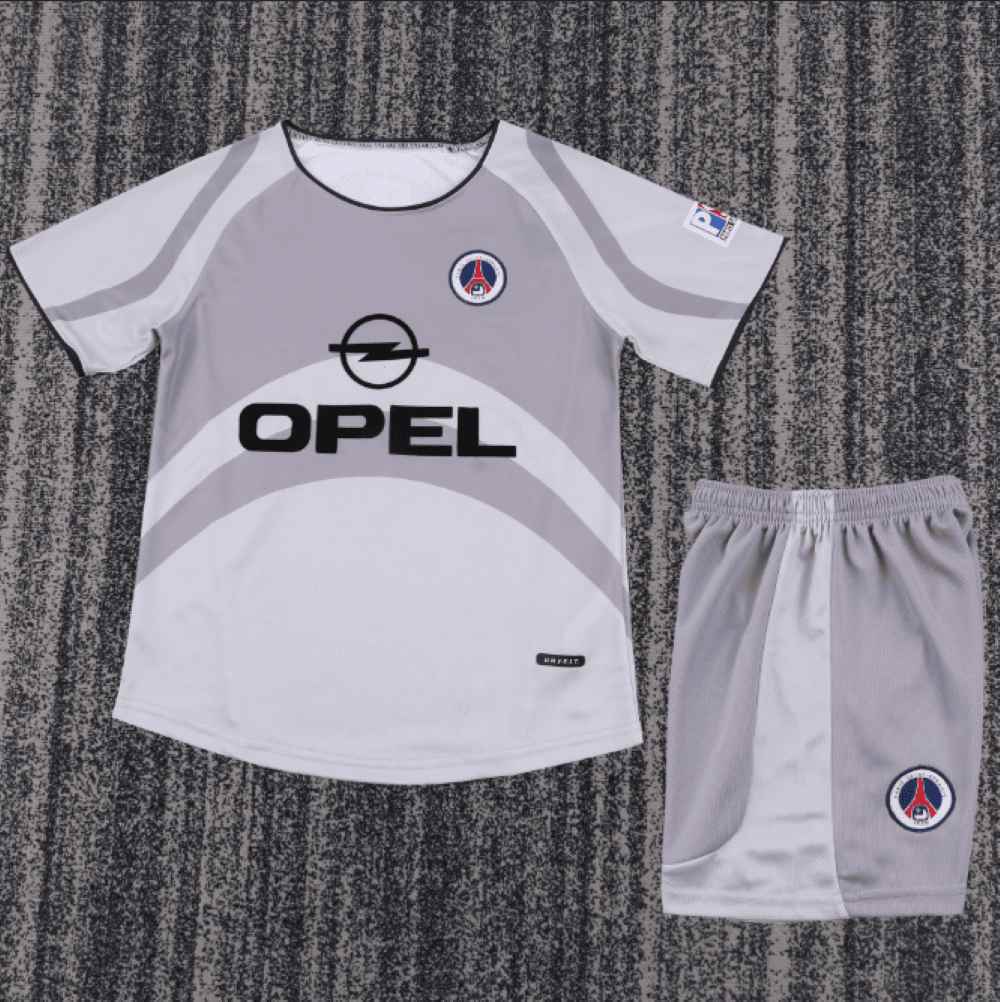 Niños Paris Saint-Germain 2001-02 Visitante Kit