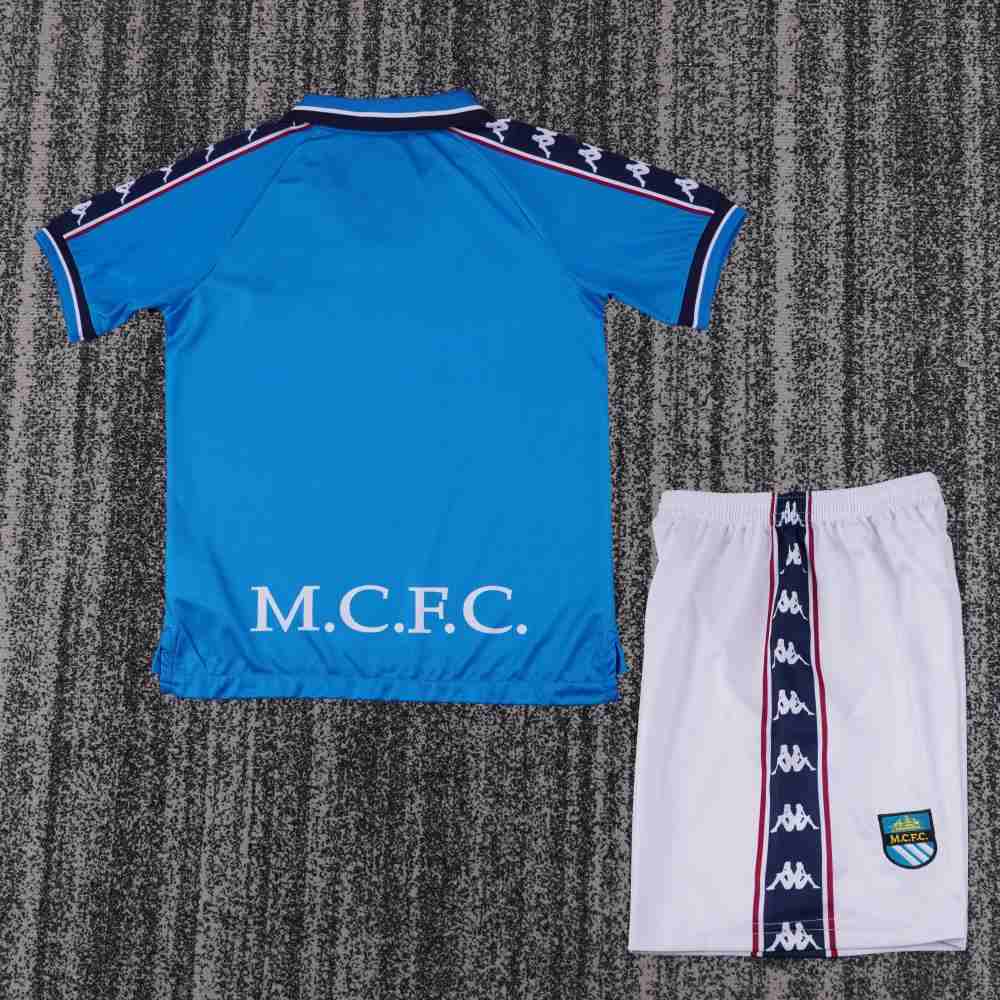Niños Manchester City 1997-98 Local Kit