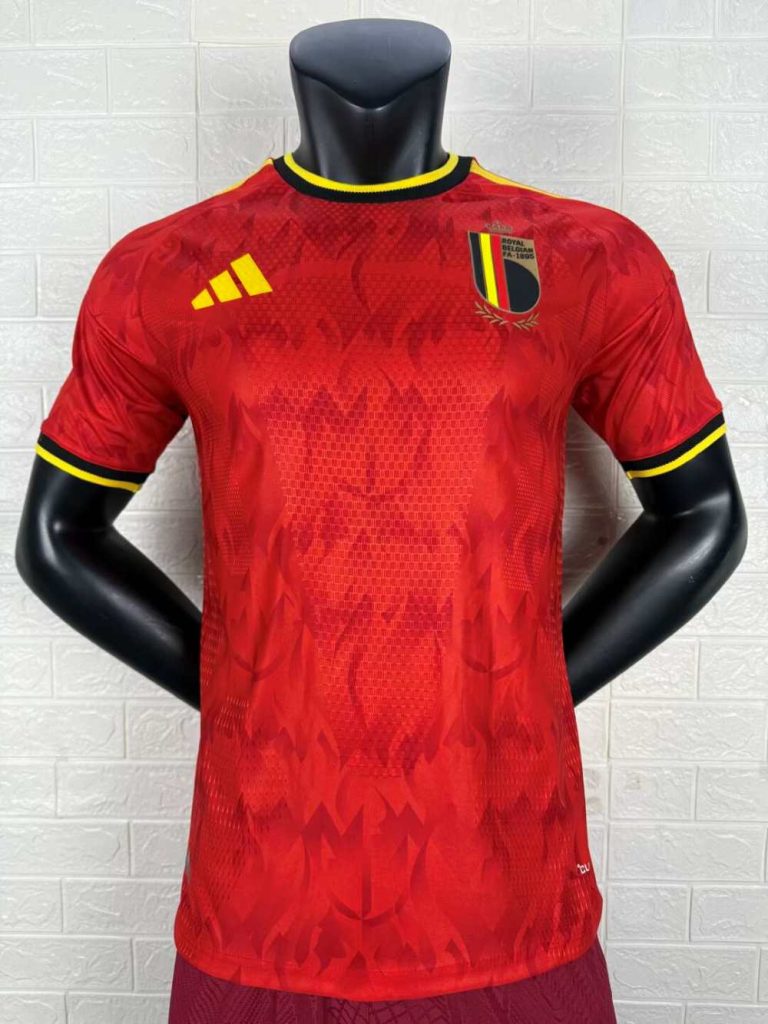 Bélgica 2026 Copa Mundial de la FIFA Camiseta local versión jugador