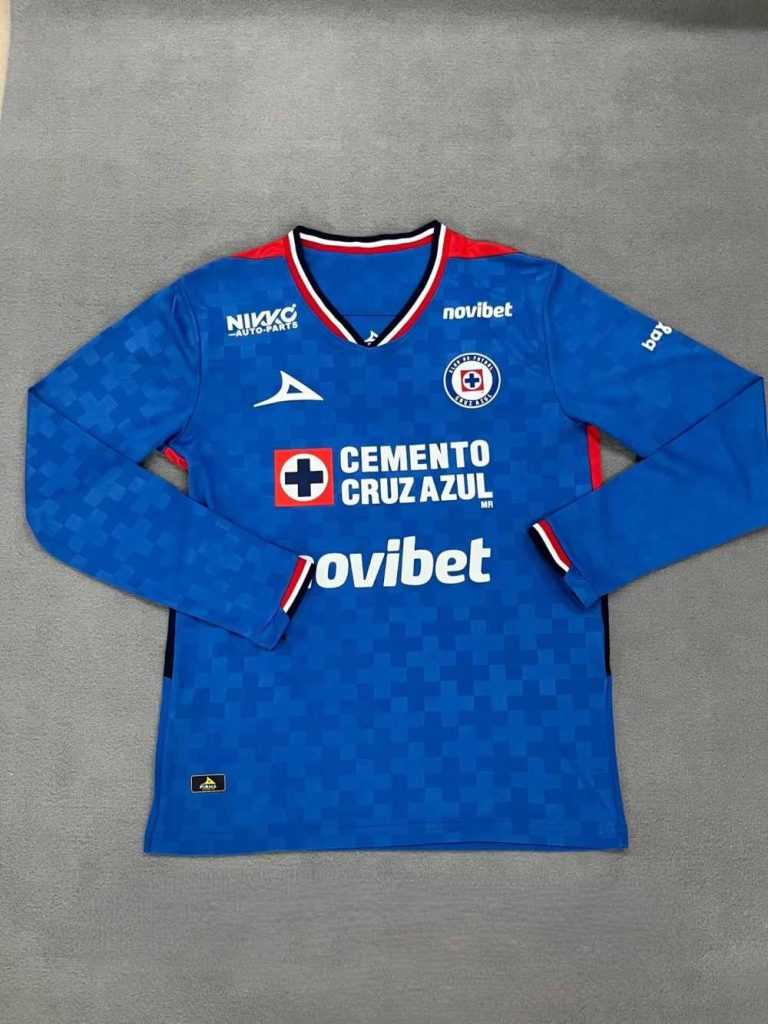 Cruz Azul 2025-26 Camiseta local de manga larga
