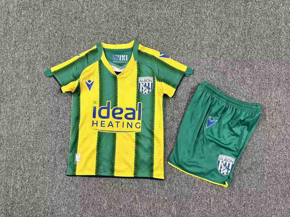 Niños West Bromwich Albion 2025-26 Visitante Kit