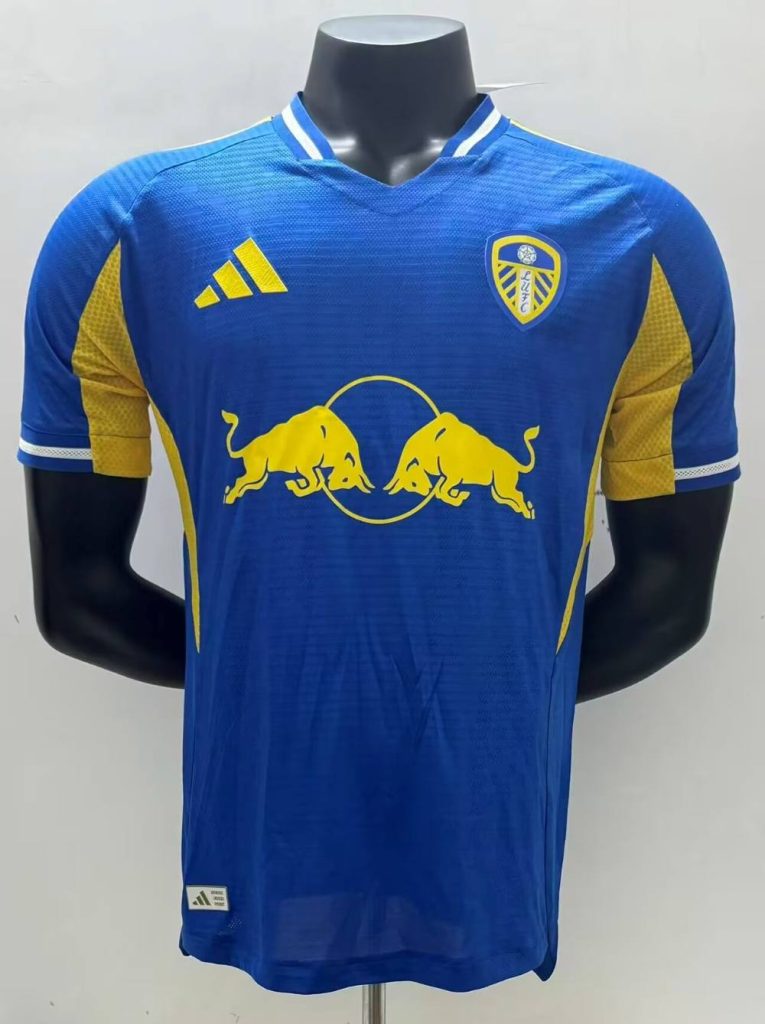 Leeds United 2025-26 Camiseta visitante versión jugador