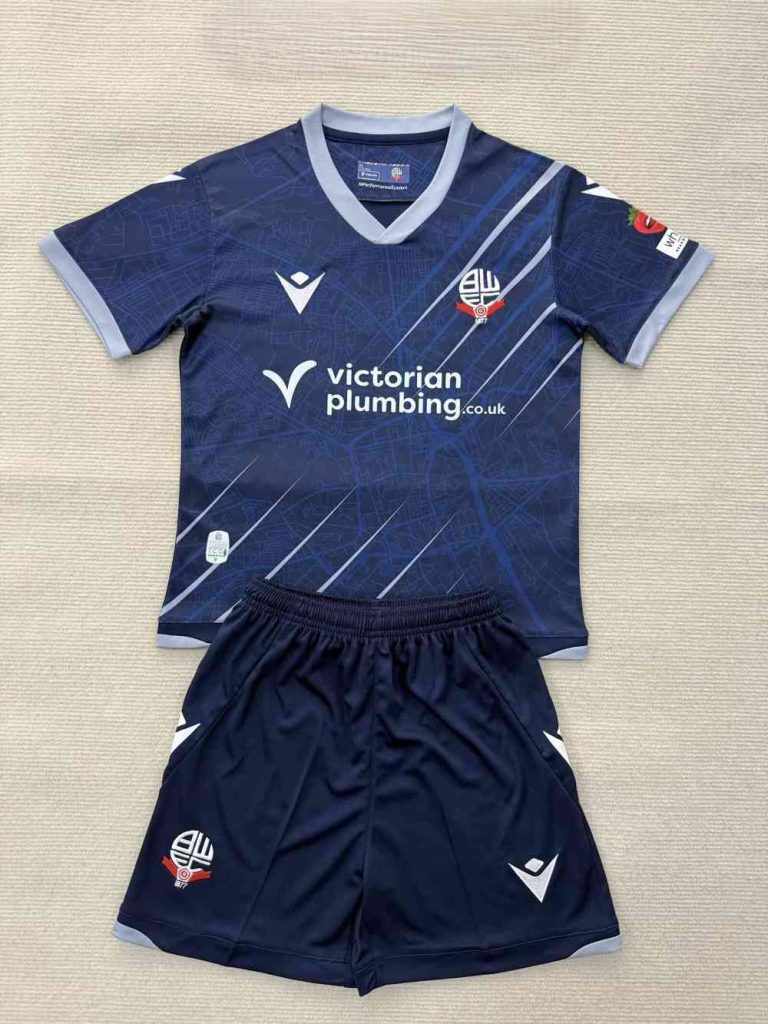 Niños Bolton Wanderers 2025-26 Visitante Kit