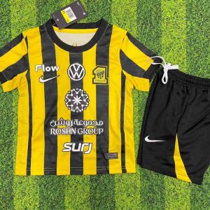 Kids Al Ittihad 2025-26 Home Kit