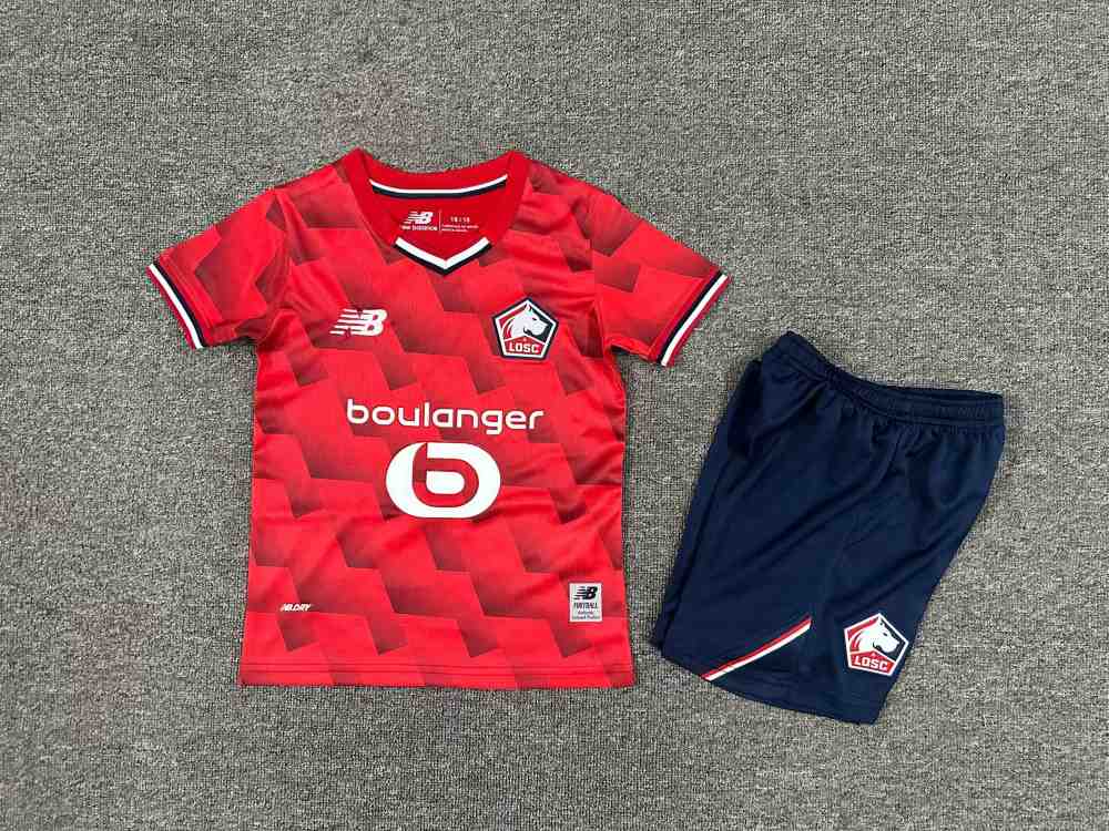 Kids Lille 2025-26 Home Shirt