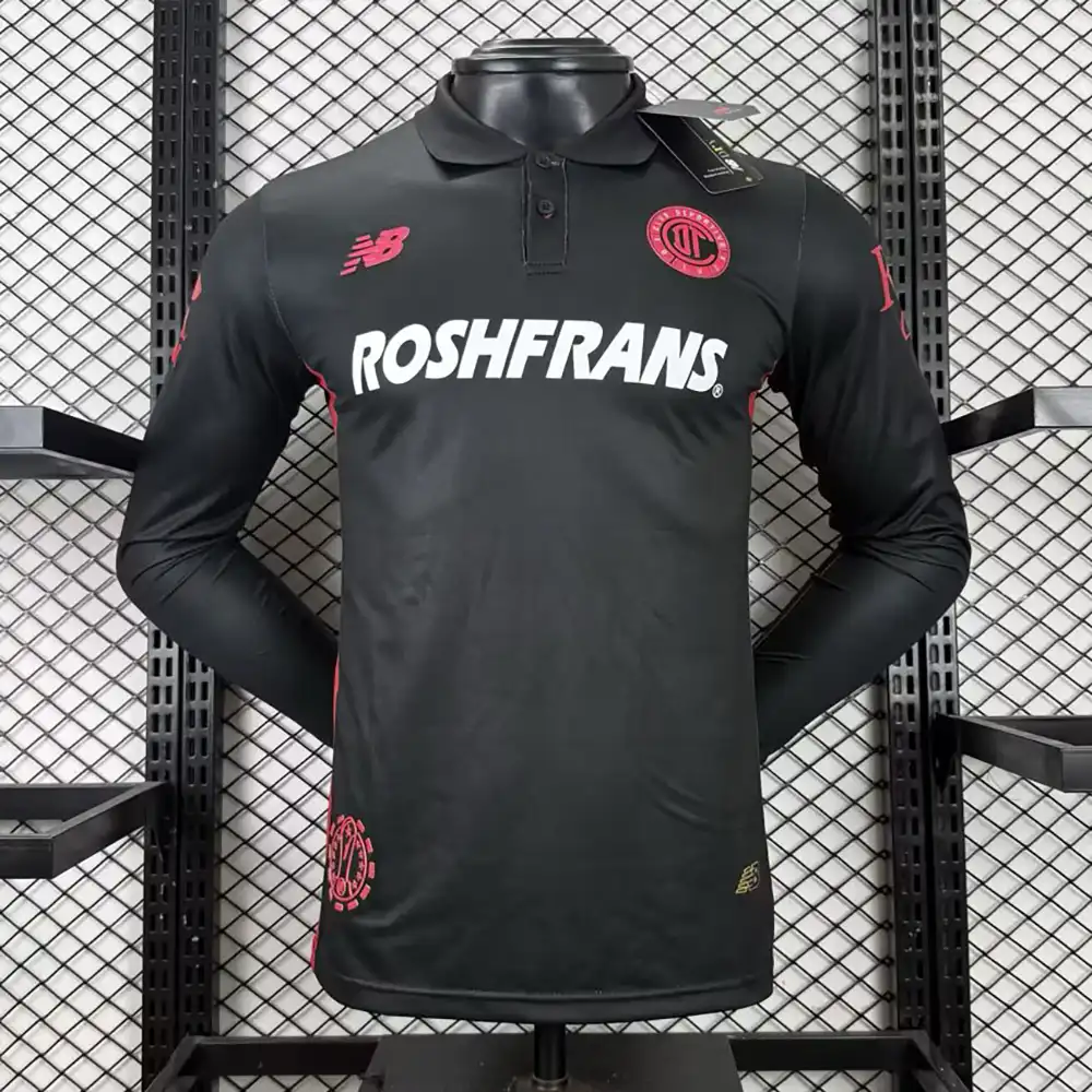 Toluca 2025-26 Tercera Camiseta versión jugador de manga larga