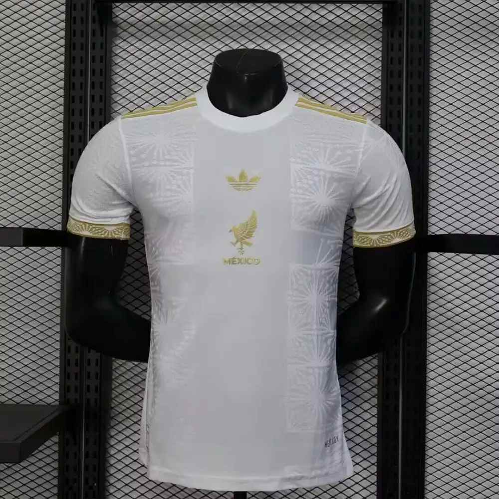México 2025 Versión jugador Gold Shirt
