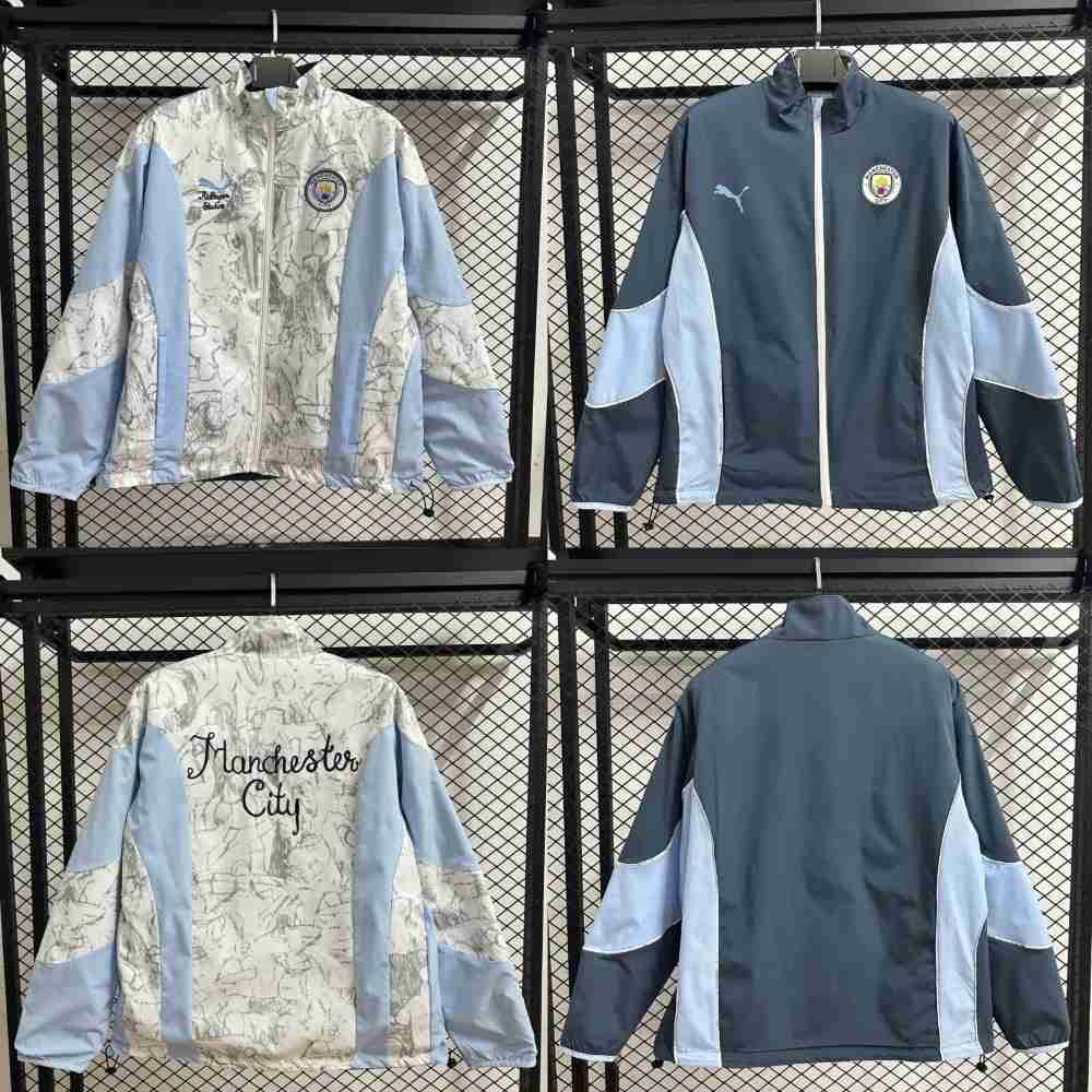 Manchester City 2025-26 Double-sided Cortavientos
