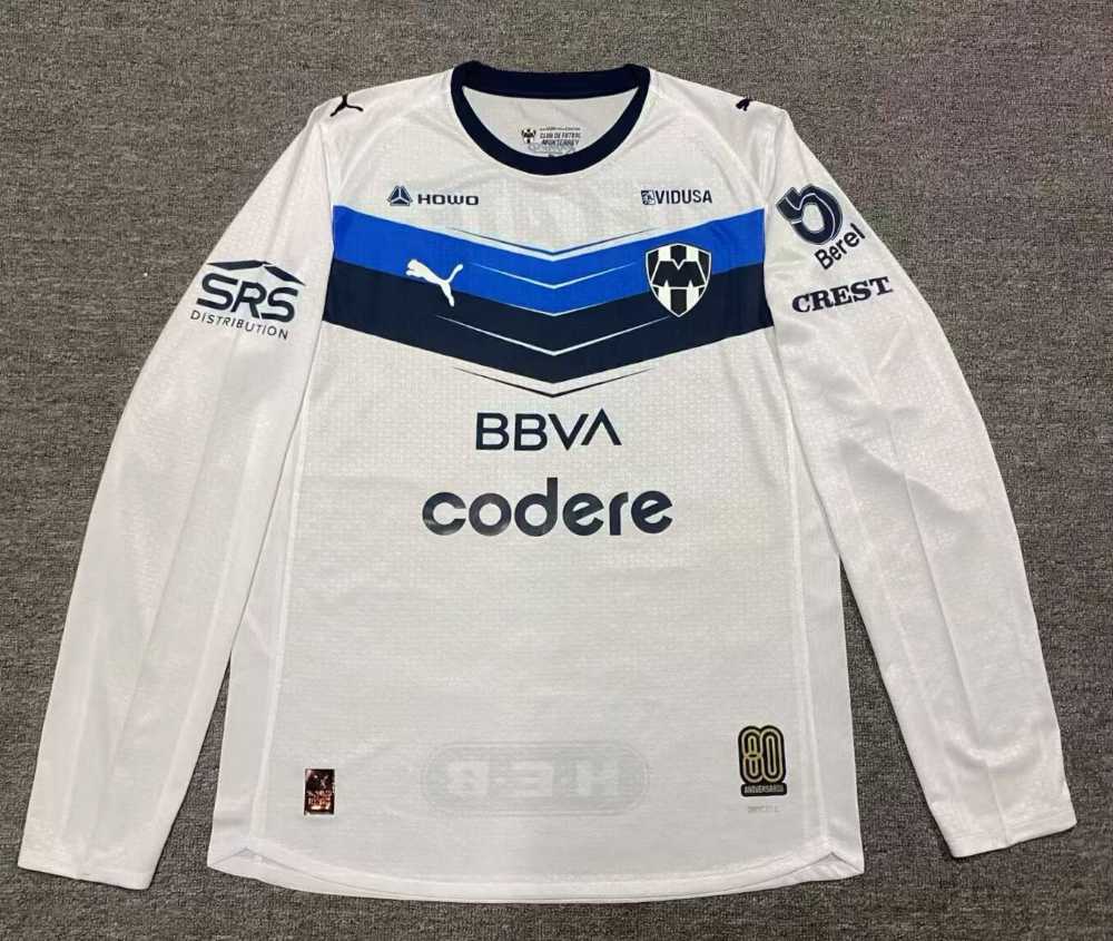 Monterrey 2025-26 Camiseta visitante de manga larga