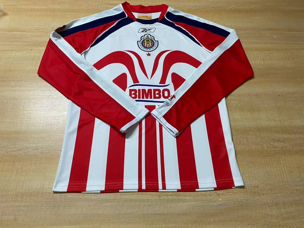 Chivas Guadalajara 2006-07 Camiseta local de manga larga