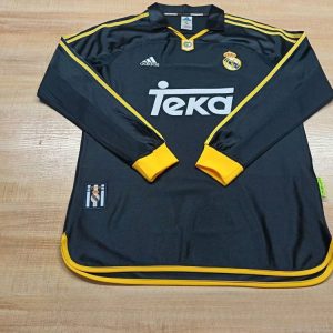 Real Madrid 1999-01 Away Long Sleeve Shirt