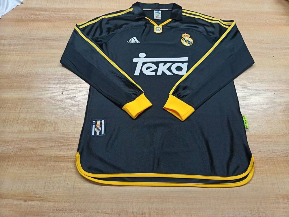 Real Madrid 1999-01 Camiseta visitante de manga larga