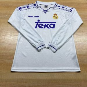 Real Madrid 1996-97 Home Long Sleeve Shirt