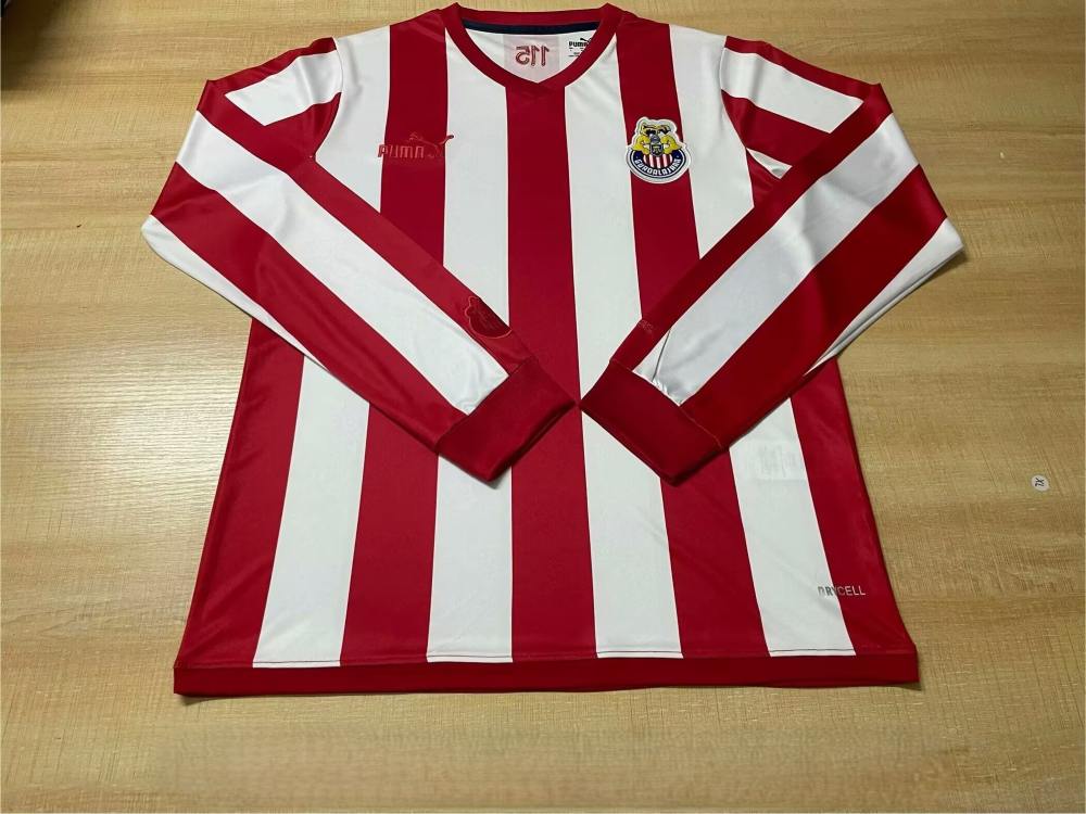 Chivas Guadalajara 115th Aniversario Edición Camiseta de manga larga