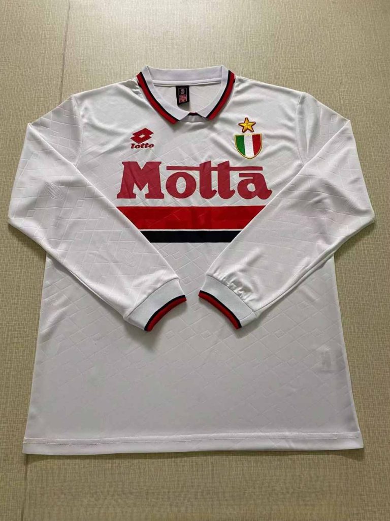 AC Milan 1993-94 Camiseta visitante de manga larga