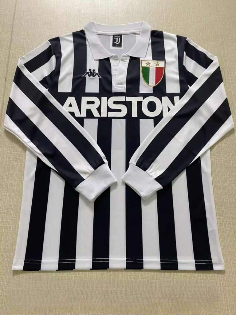 Juventus 1984-85 Camiseta local de manga larga