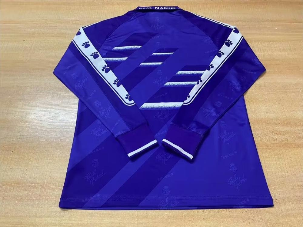 Real Madrid 1994-96 Camiseta visitante de manga larga