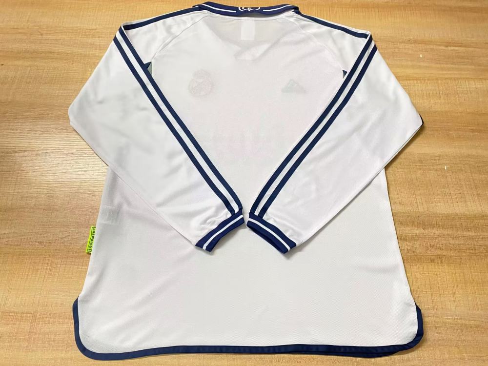 Real Madrid 2000-01 Camiseta local de manga larga