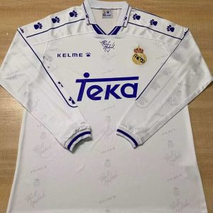 Real Madrid 1994-96 Home Long Sleeve Shirt