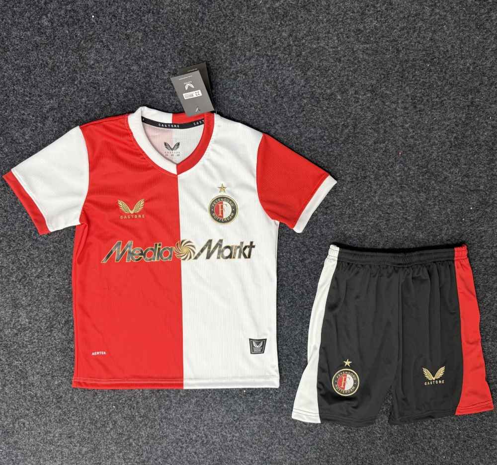 Niños Feyenoord 2025-26 Local Kit