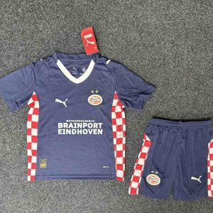 Kids PSV Eindhoven 2025-26 Away Kit