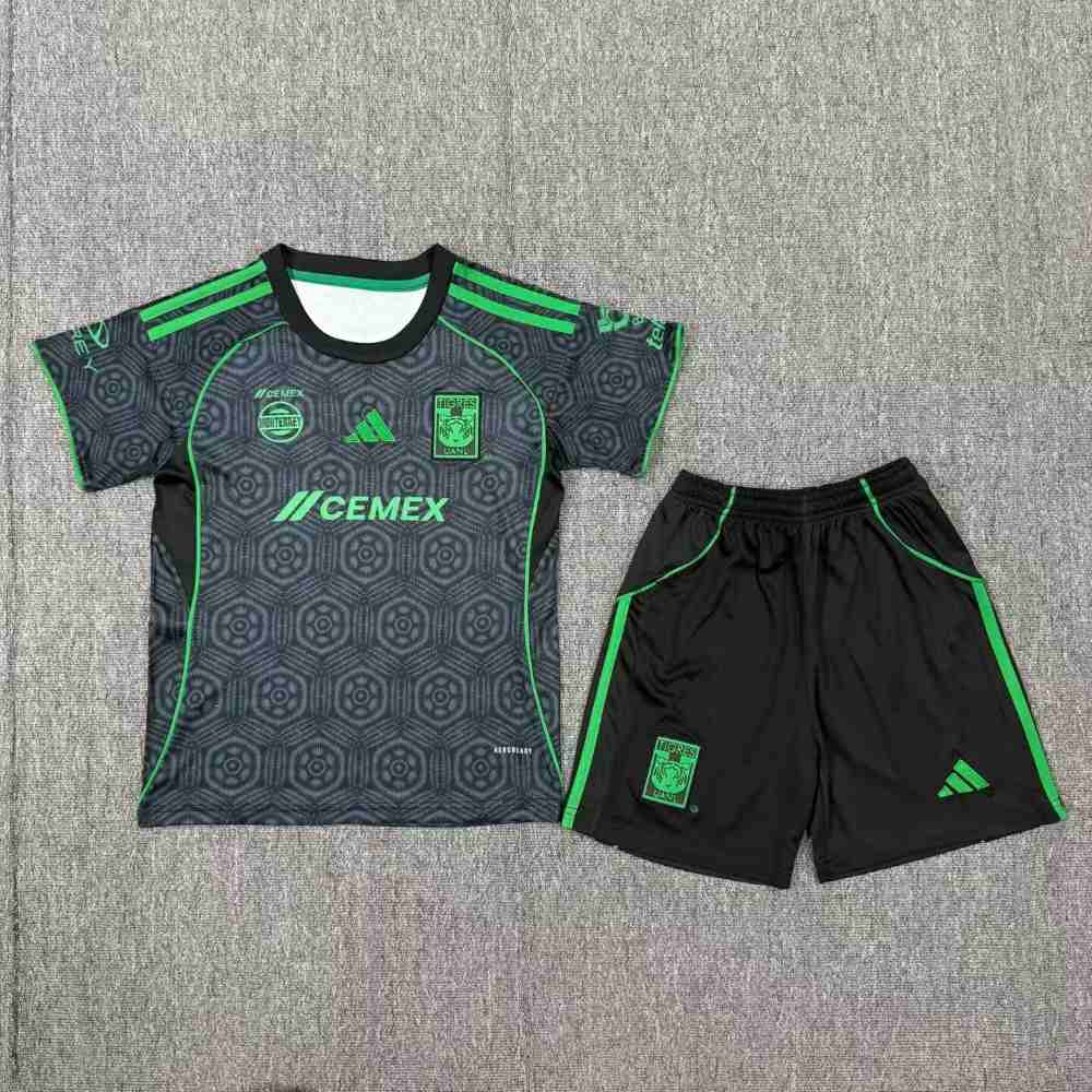Niños Tigres UANL 2025-26 Tercera Kit
