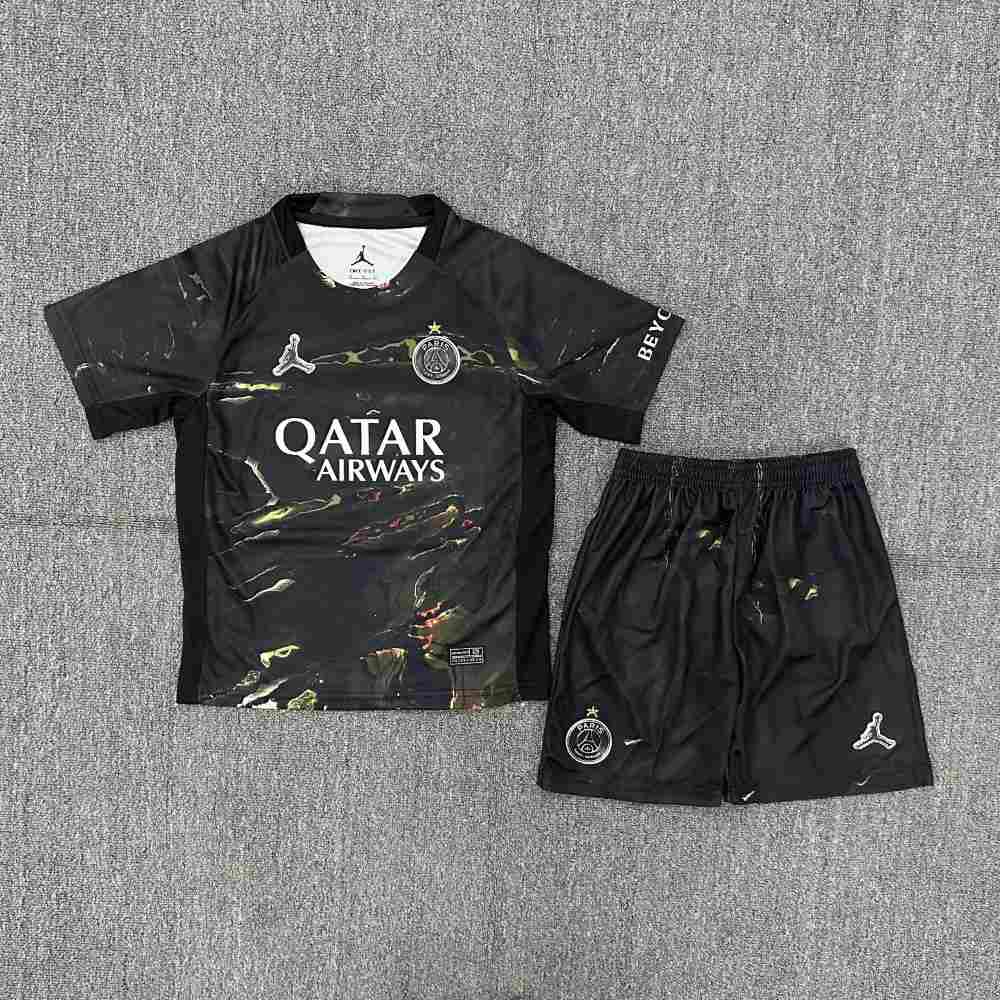 Kids Paris Saint-Germain 2025-26 Fifth Kit