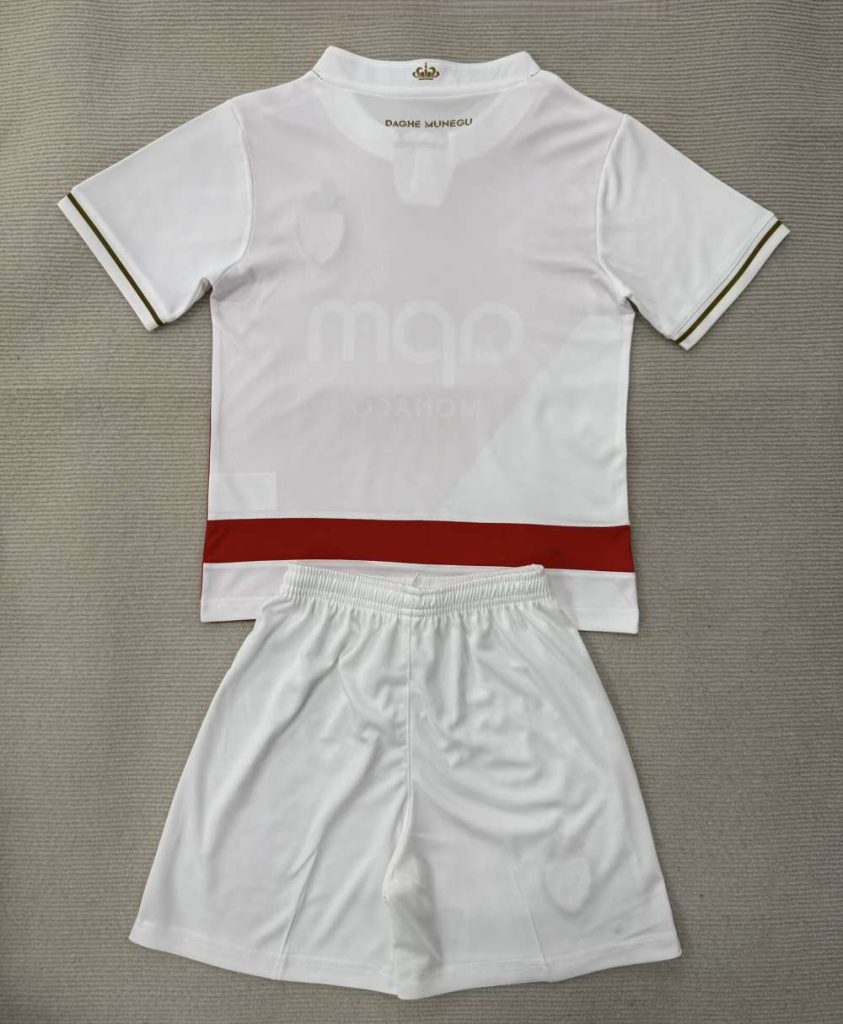 Kids Monaco 2025-26 Home Kit