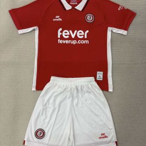 Kids Bristol City 2025-26 Home Kit